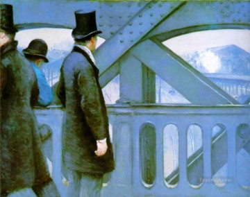 Gustave Caillebotte Painting - Bridge of Europe Gustave Caillebotte